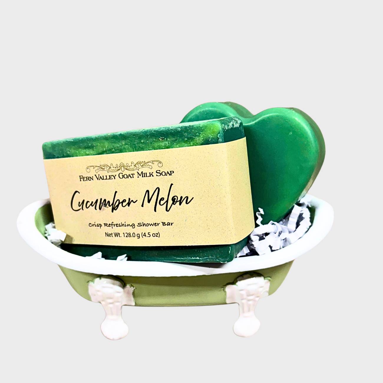 Handmade Goat Milk | Bathtub & Heart Duo