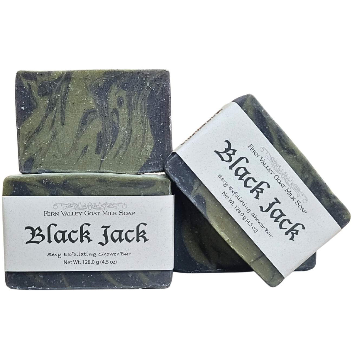Natural Goat Milk Soap | Sexy Exfoliating Scrub For Men | Black Jack