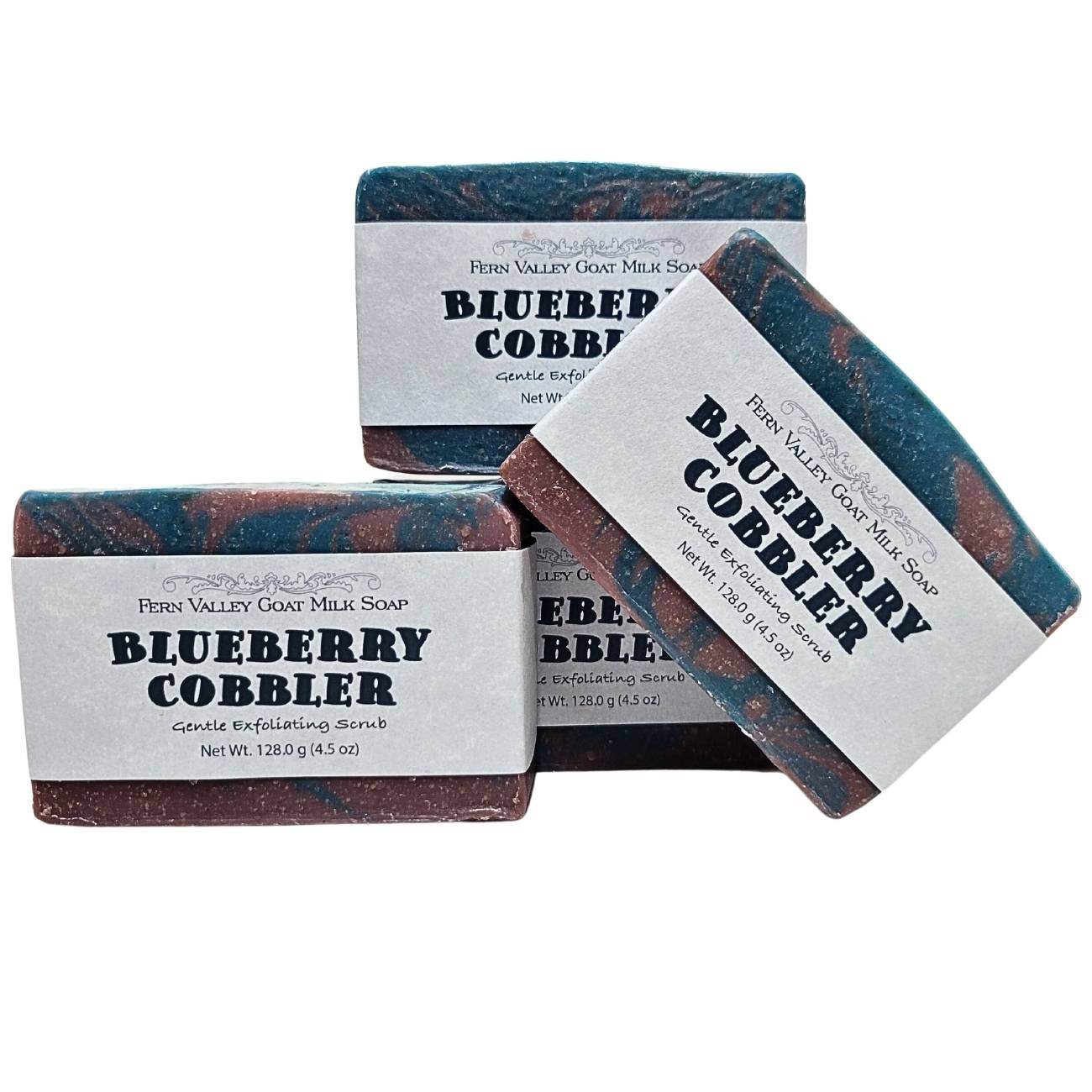 Natural Goat Milk Soap | Exfoliating Scrub | Blueberry Cobbler