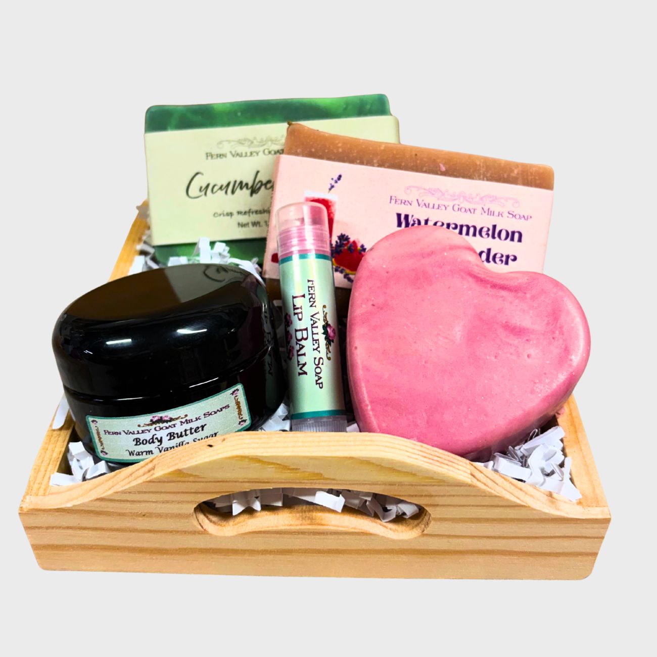 Handmade Goat Milk Soap + Body Butter | Celebration Gift Crate for Her