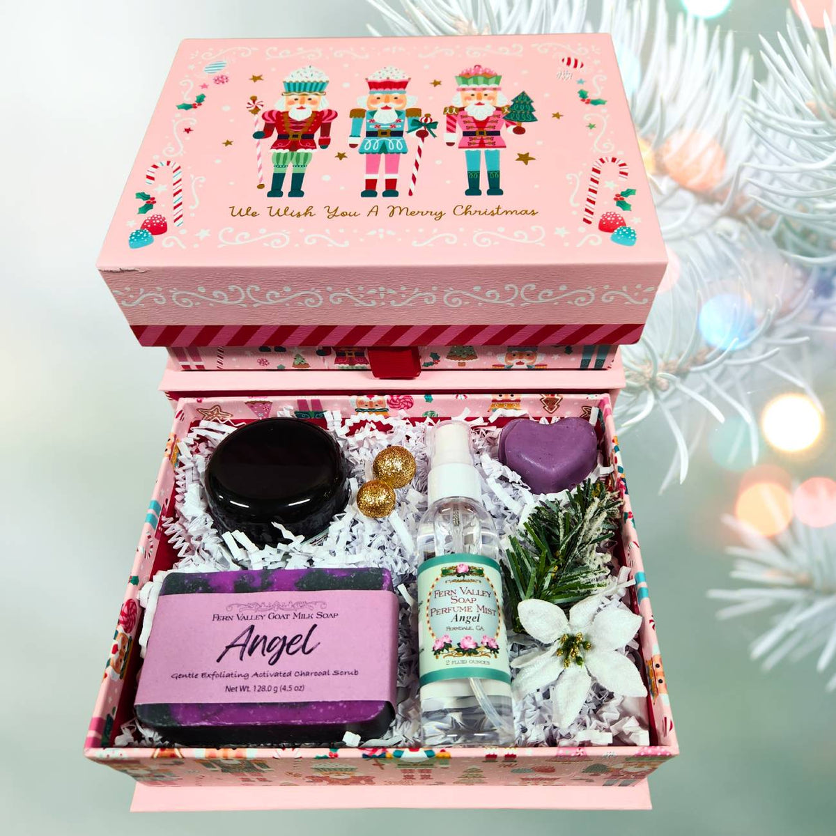 Nutcracker Festive Moments Gift Box | Goat Milk Soap, Perfume Mist & Body Butter