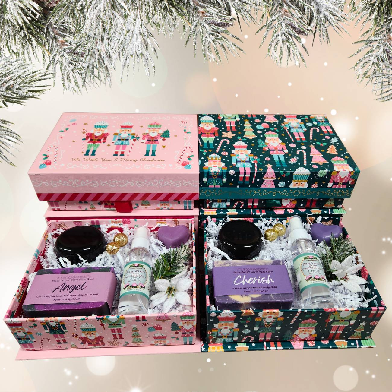 Handmade Goat Milk Soap | Christmas Gift With Perfume Mist & Body Butter