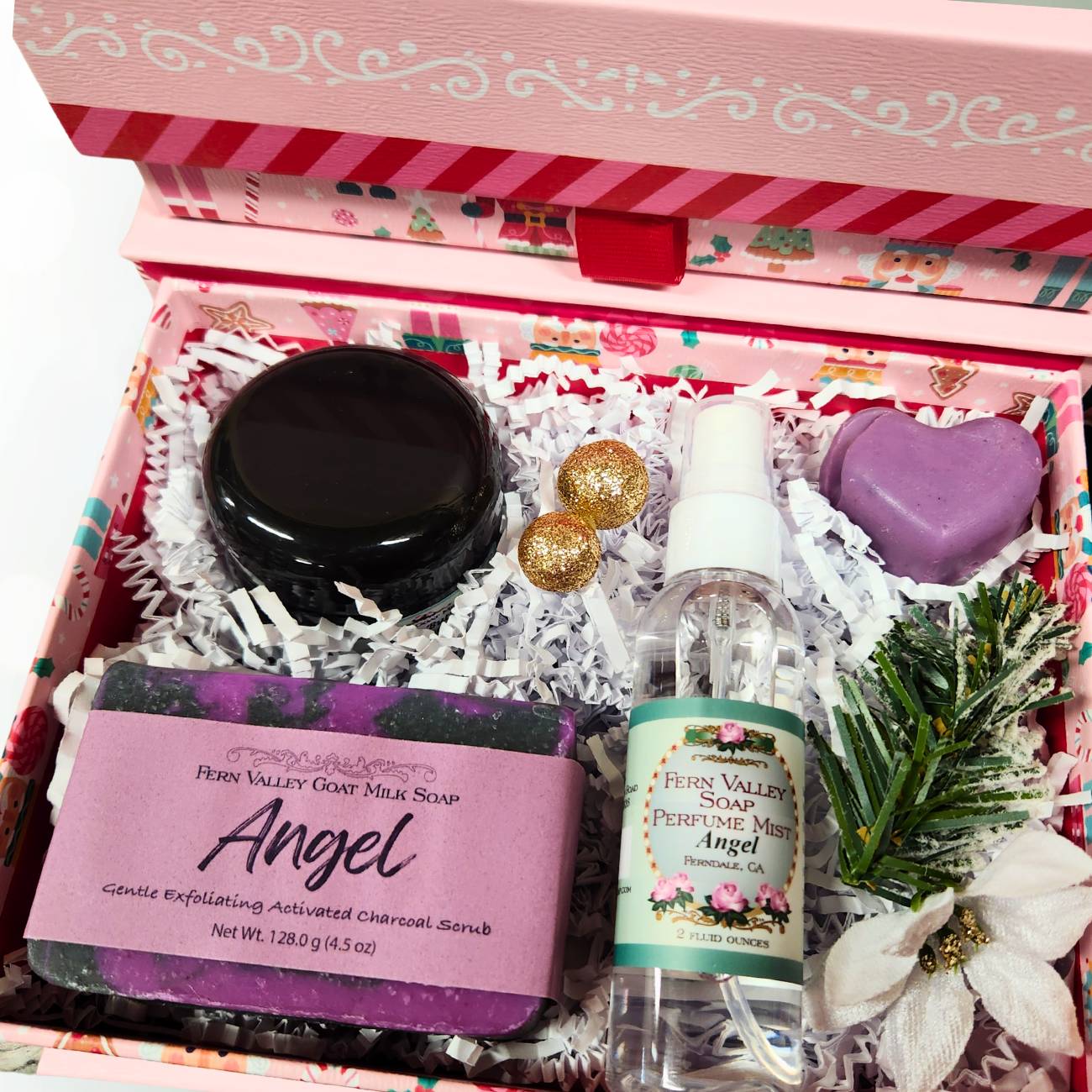 Handmade Goat Milk Soap | Christmas Gift With Perfume Mist & Body Butter