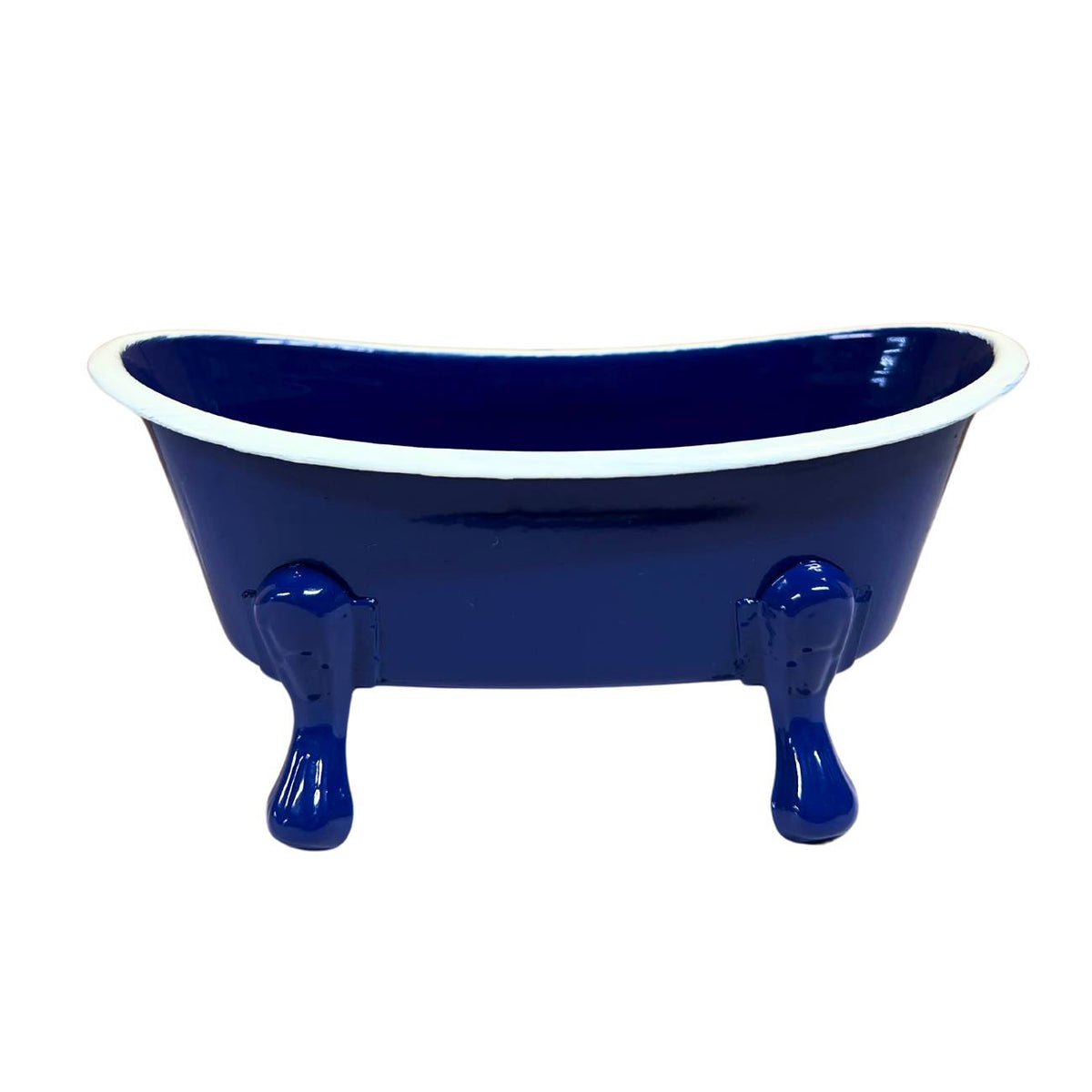 Draining Soap Dish | Fern Valley Soap | Clawfoot Enameled Metal Bathtub