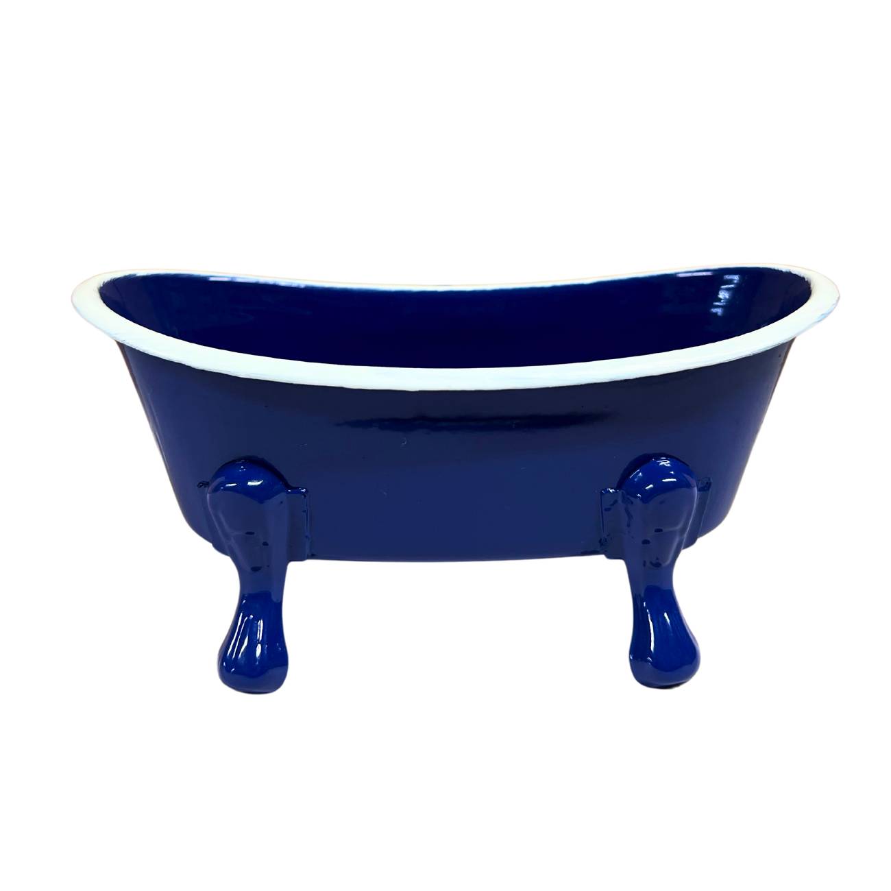 Draining Soap Dish | Fern Valley Soap | Clawfoot Enameled Metal Bathtub