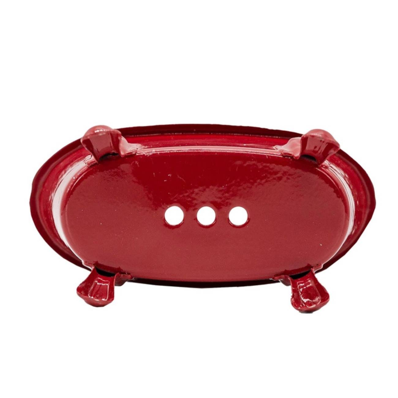 Draining Soap Dish | Fern Valley Soap | Clawfoot Enameled Metal Bathtub