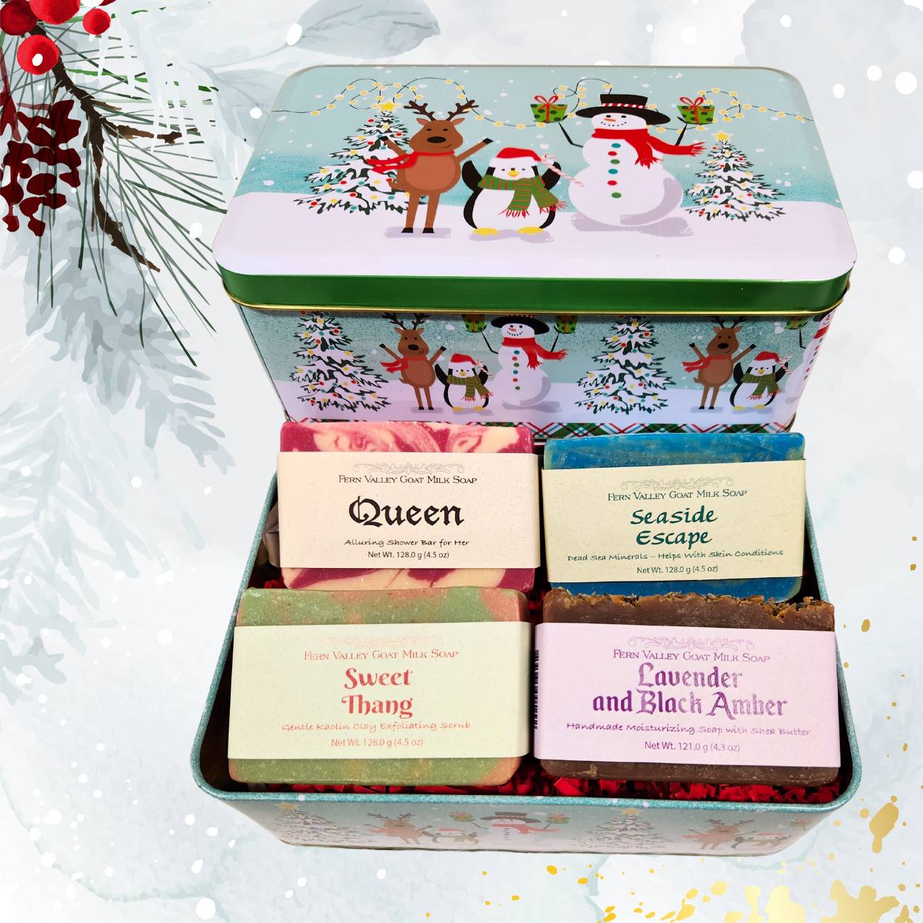 Handmade Goat Milk Soap | Customer Favorites Holiday Gifts | 4 Bars