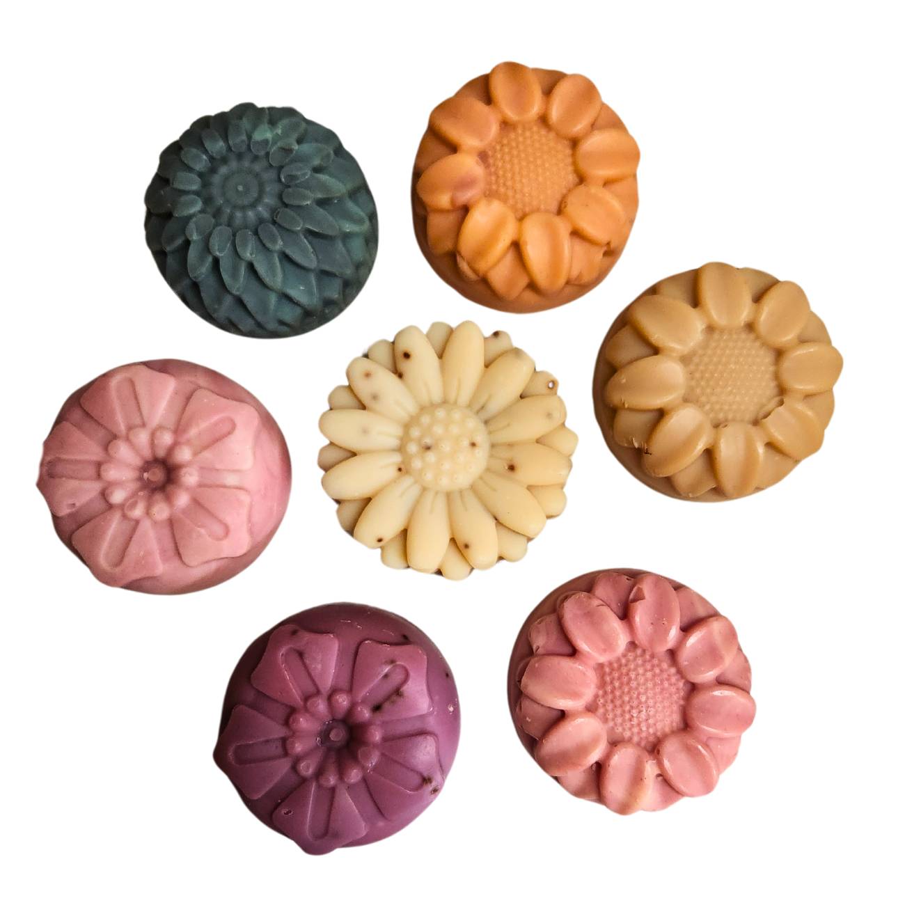 Handmade Goat Milk Soap | Assorted Molded Flowers Your Fragrance Choice