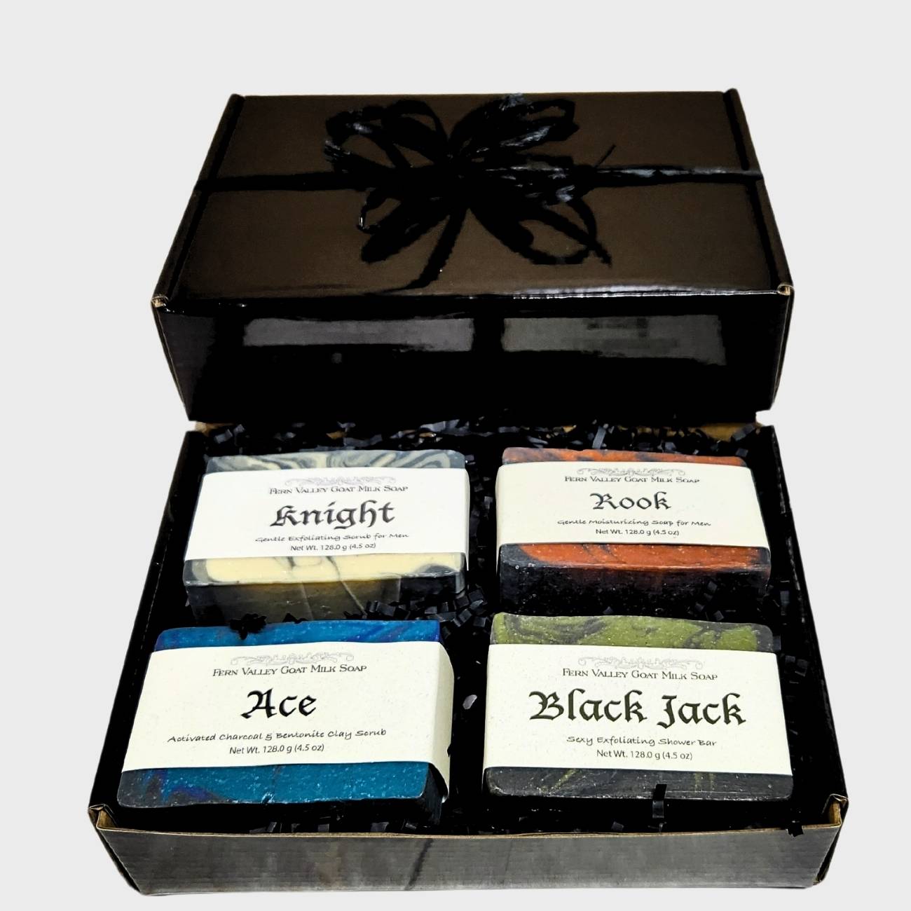 Handmade Goat Milk Soap | Four Masculine Shower Gift Box
