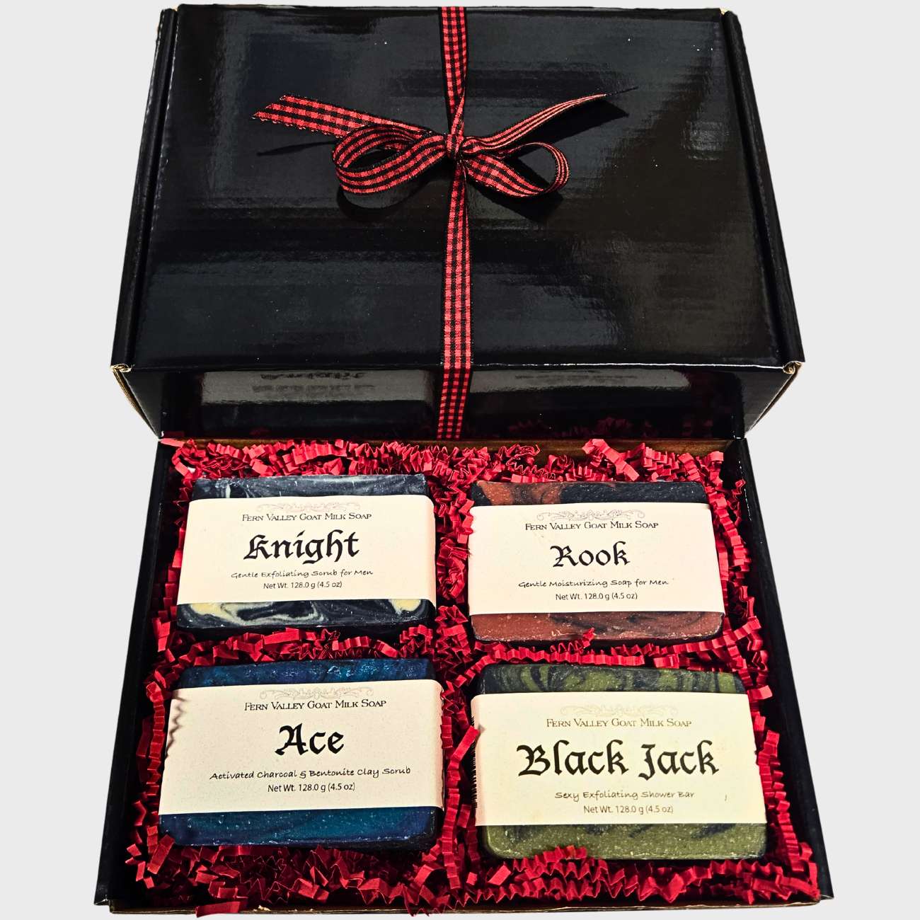 Handmade Goat Milk Soap | Four Masculine Shower Gift Box