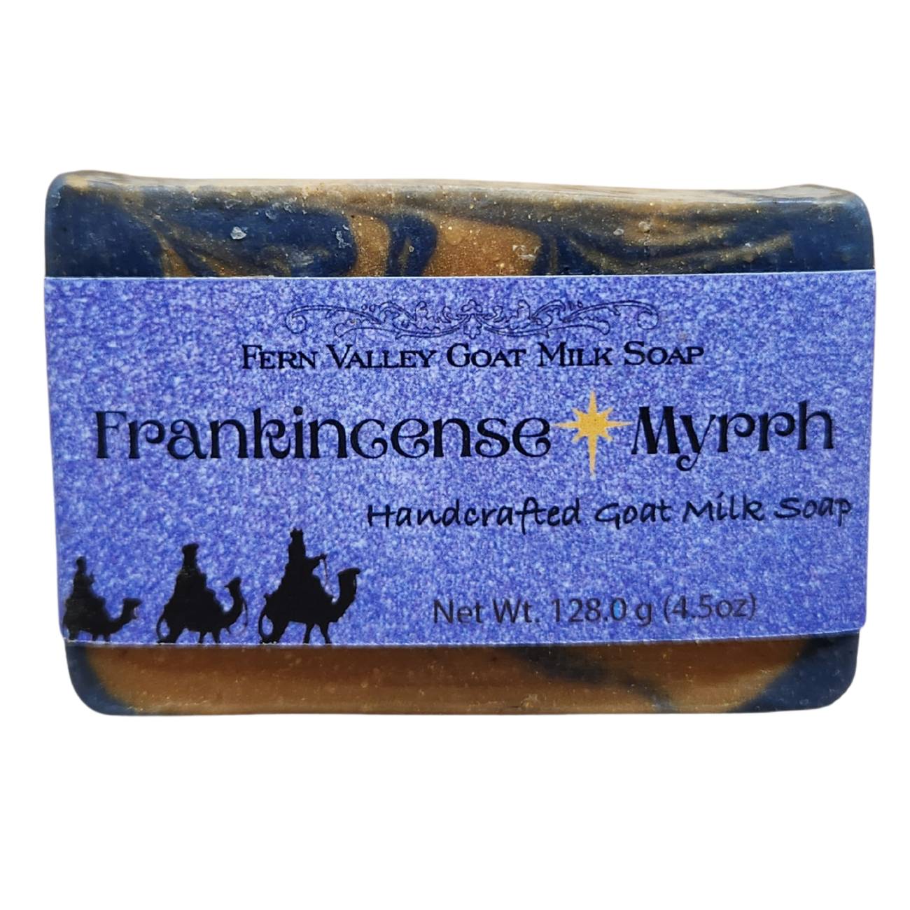 Natural Goat Milk Soap | Frankincense & Myrrh Scrub