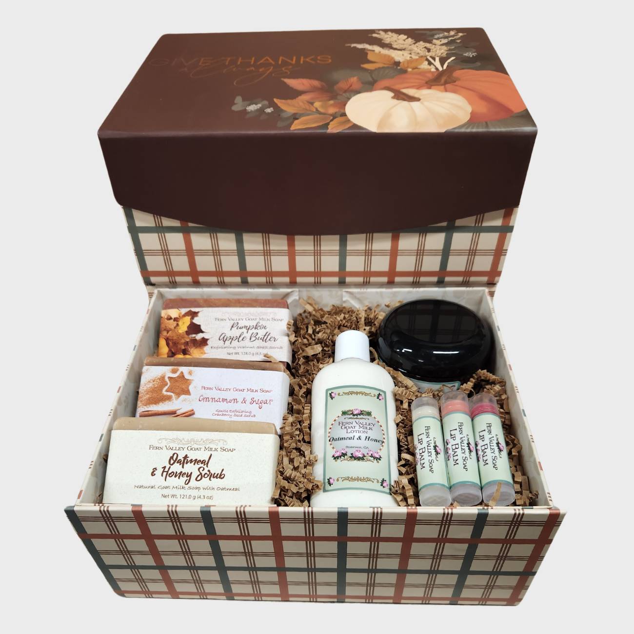 Handmade Goat Milk Soap | Give Thanks Always Gift Box