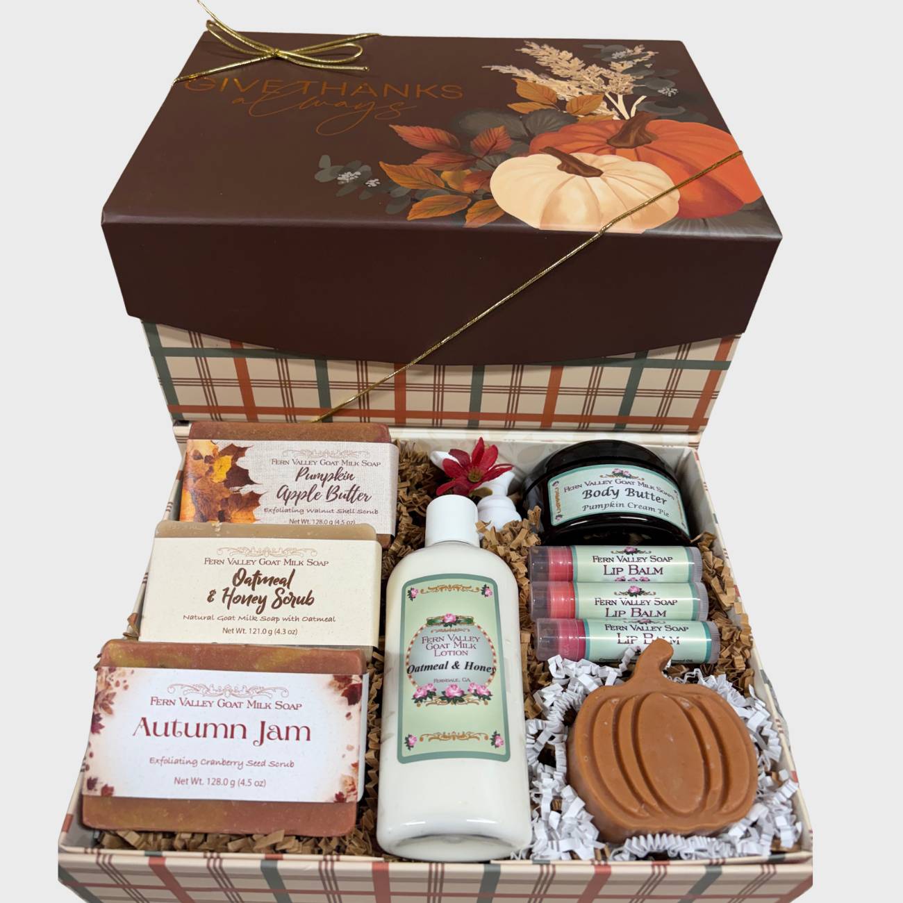 Handmade Goat Milk Soap | Give Thanks Always Gift Box