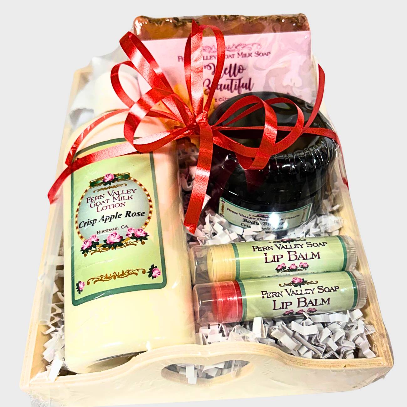 Handmade Goat Milk Soap & Lotion + Body Butter | Hello Beautiful Gift Tray