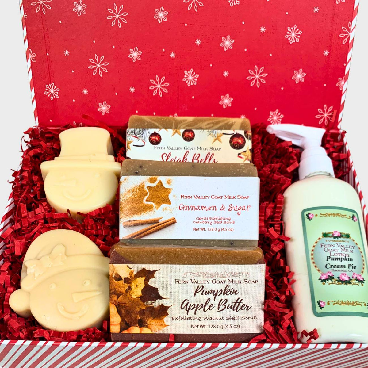 Handmade Goat Milk Soaps and Lotion | Home For The Holidays Gift Box