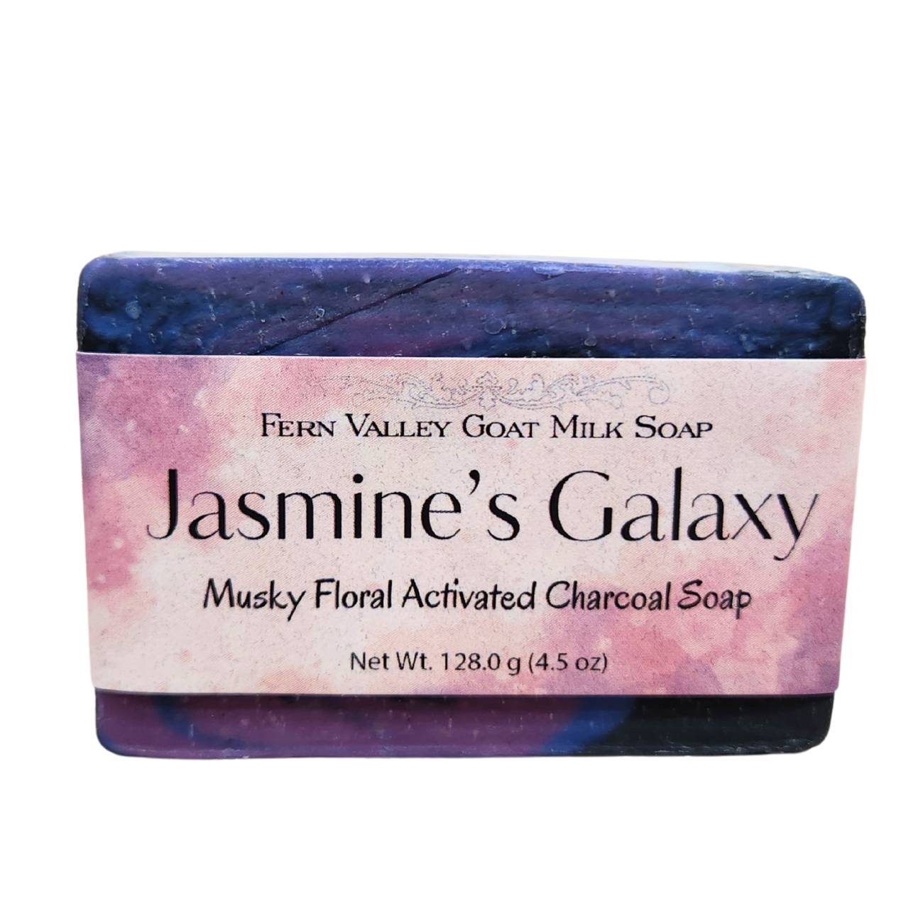 Natural Goat Milk Soap | Musky Floral Charcoal Soap | Jasmine&