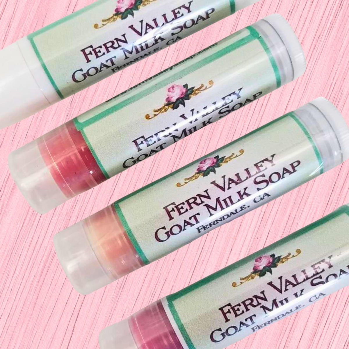Natural Handmade Lip Balm | Fern Valley Goat Milk Soap | Fun Flavors