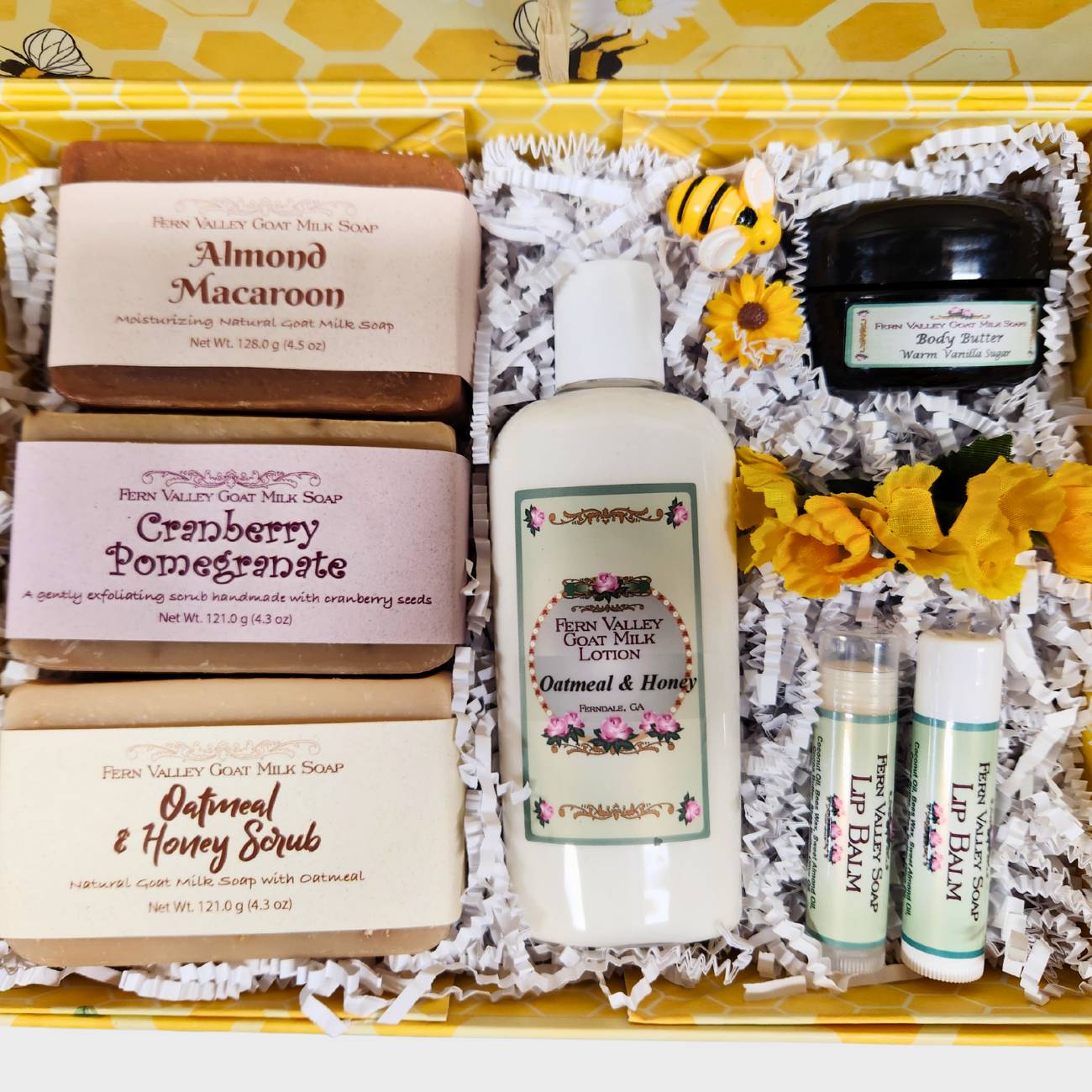 Handmade Goat Milk Soaps | Oh Honey Bee & Lotion Gift Box