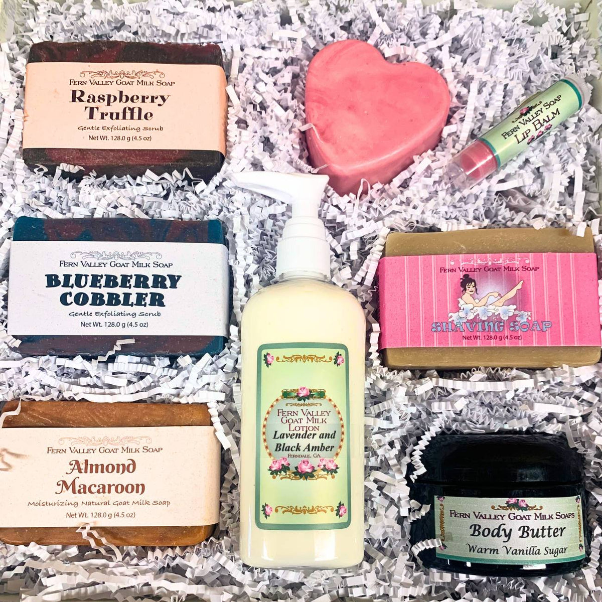 Handmade Goat Milk Soap Gift Set | Pampering Gift Box | Lotion + Body Butter