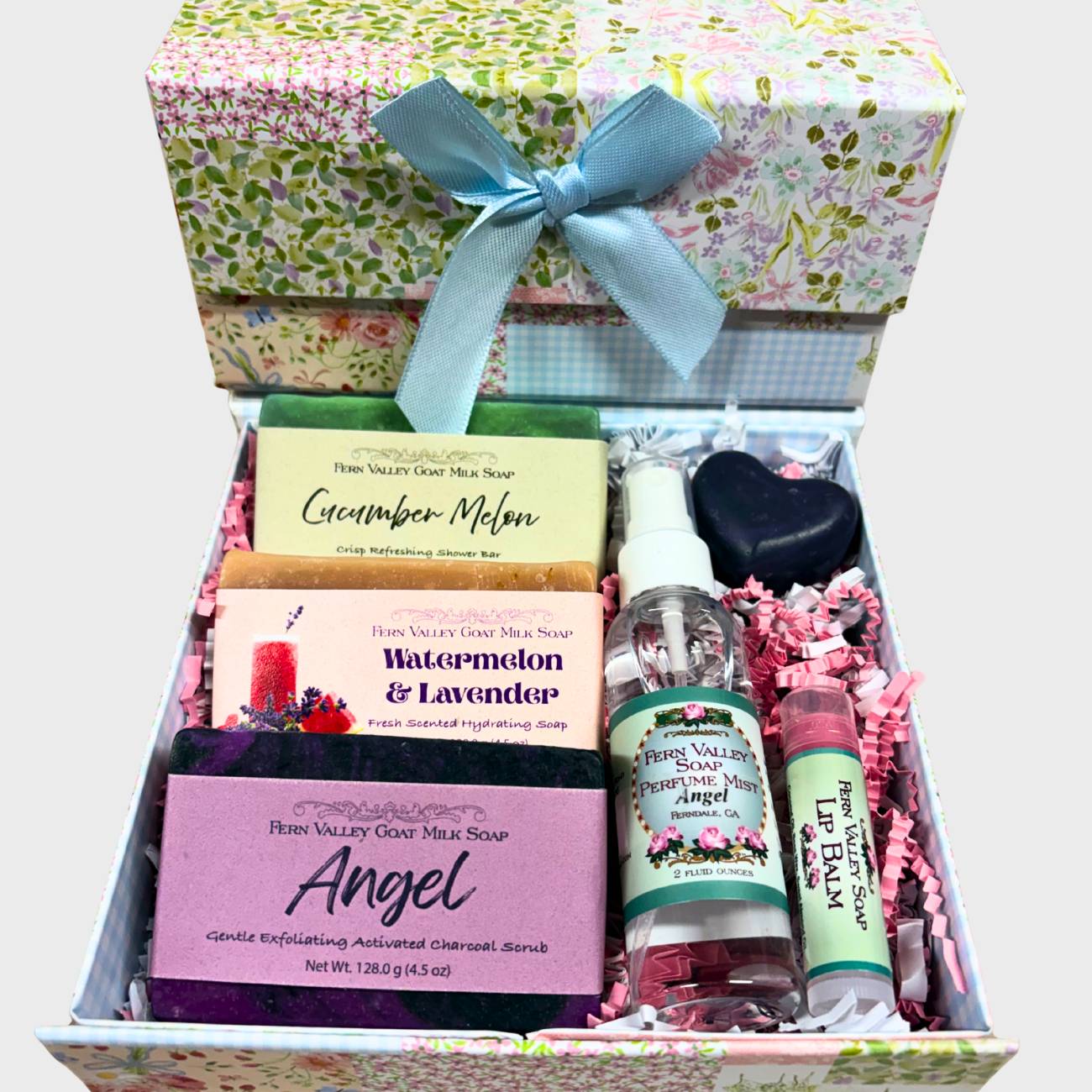 Handmade Goat Milk Soap + Perfume | Patchwork Gift Set For Her