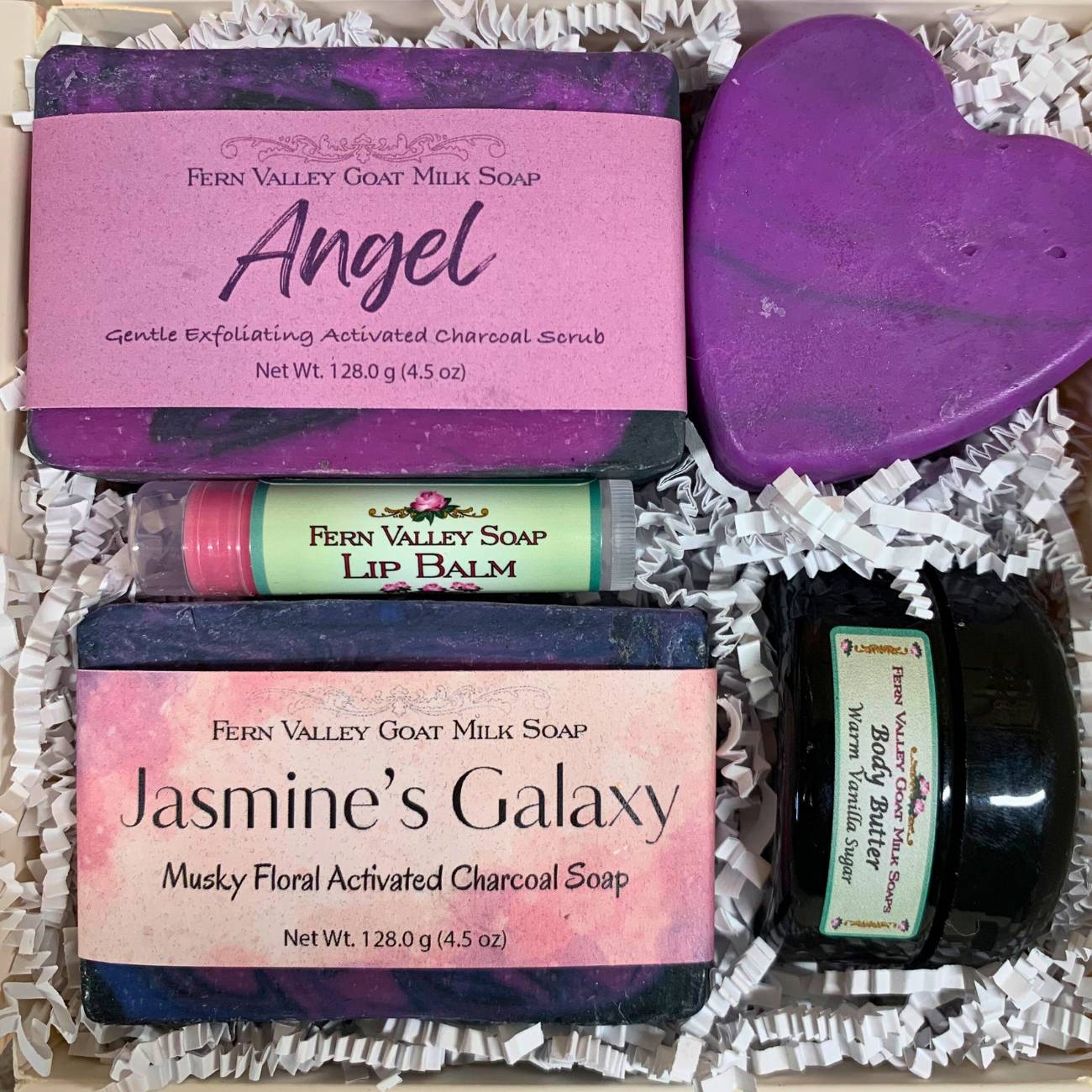 Handmade Goat Milk Soap + Body Butter | Peachy Happy Birthday Gift Box