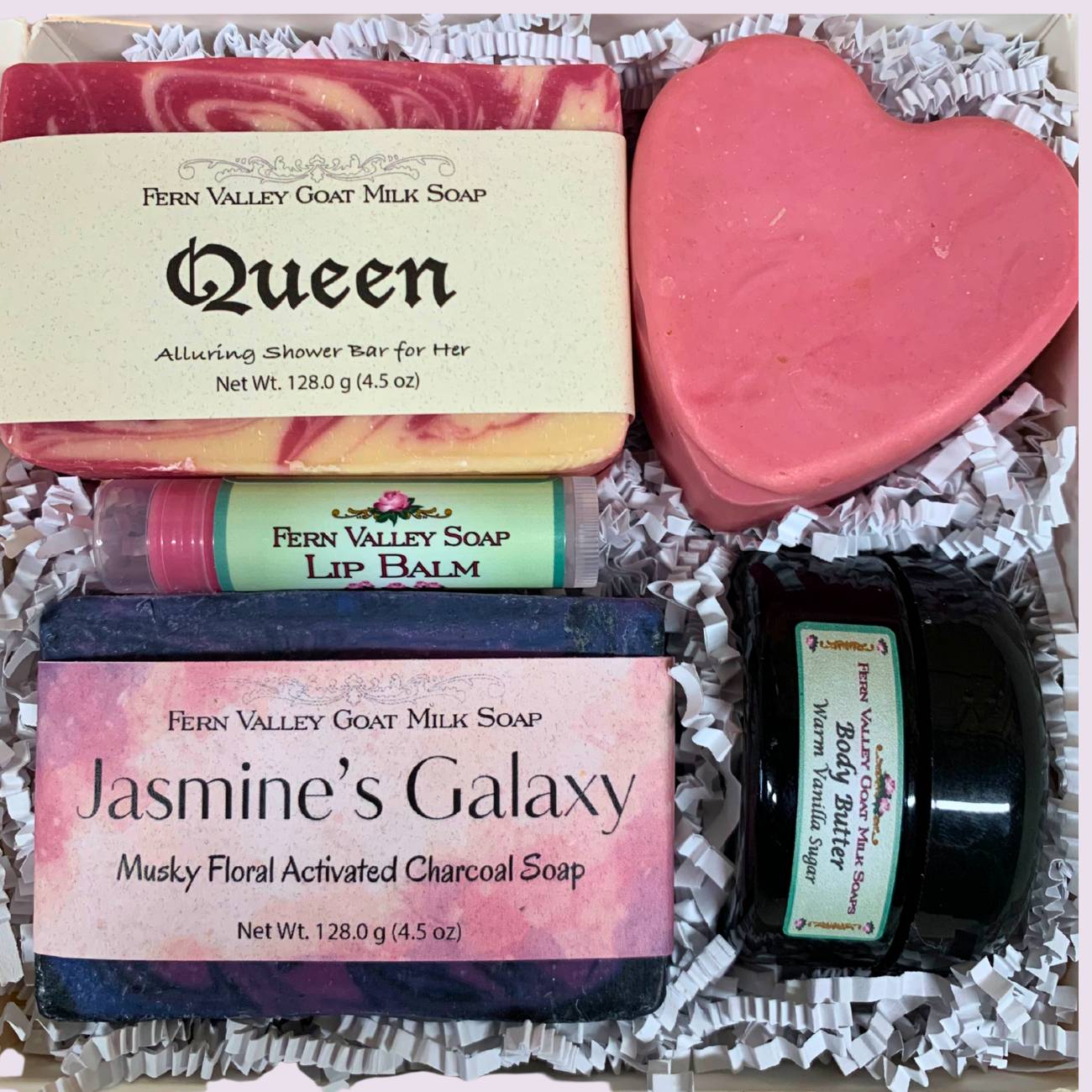 Handmade Goat Milk Soap + Body Butter | Peachy Happy Birthday Gift Box