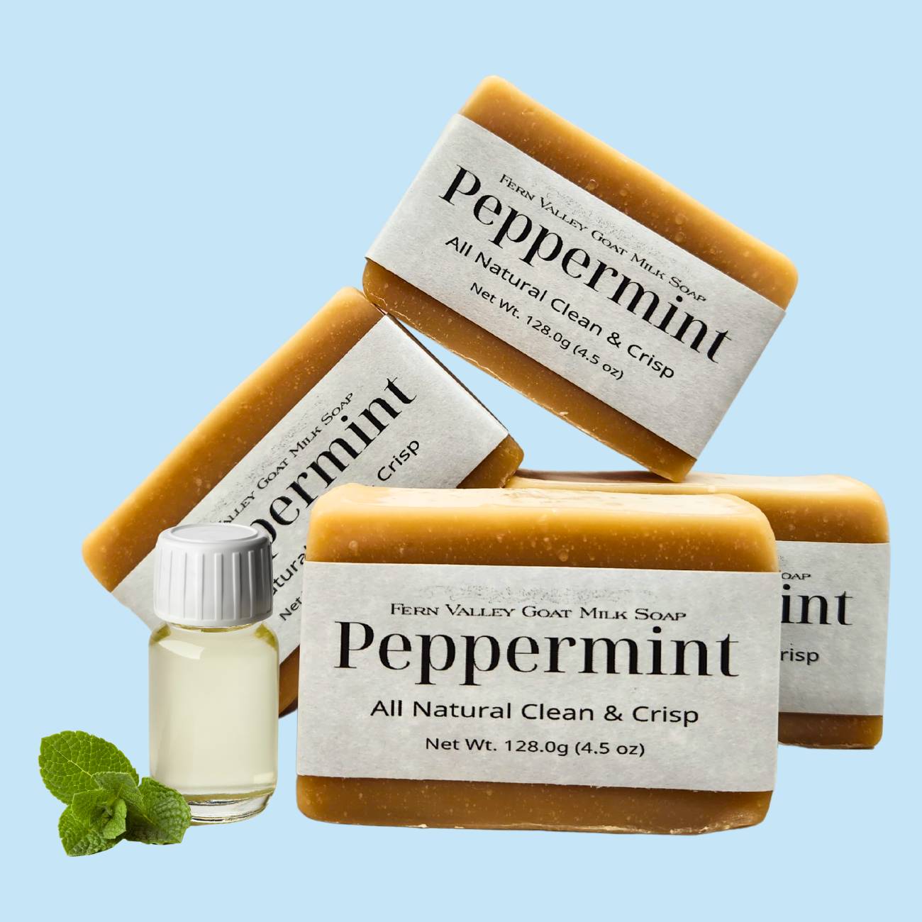 Handmade Goat Milk Soap | All Natural Peppermint