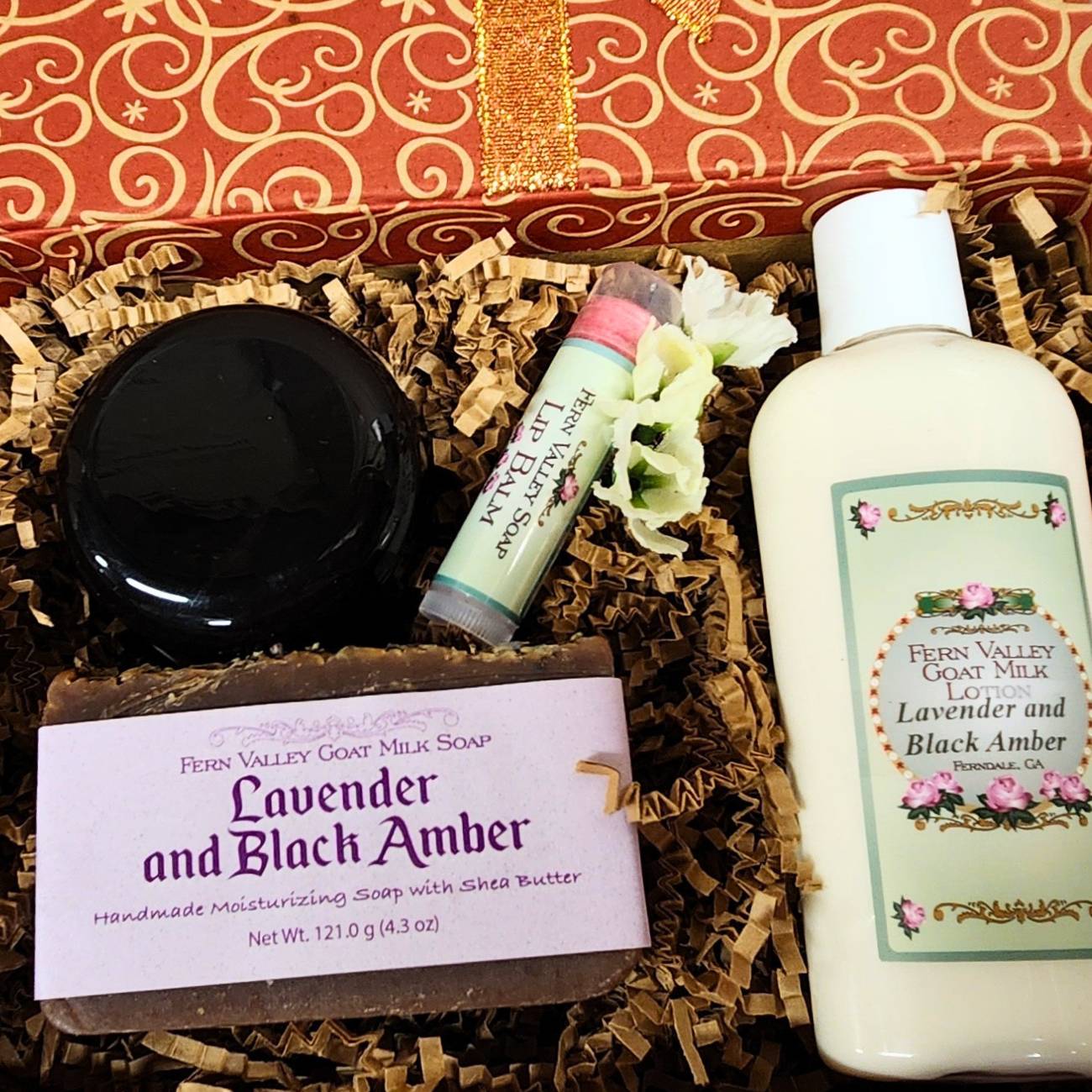 Handmade Goat Milk Soap + Lotion | Pretty Box With Your Fragrance Choice