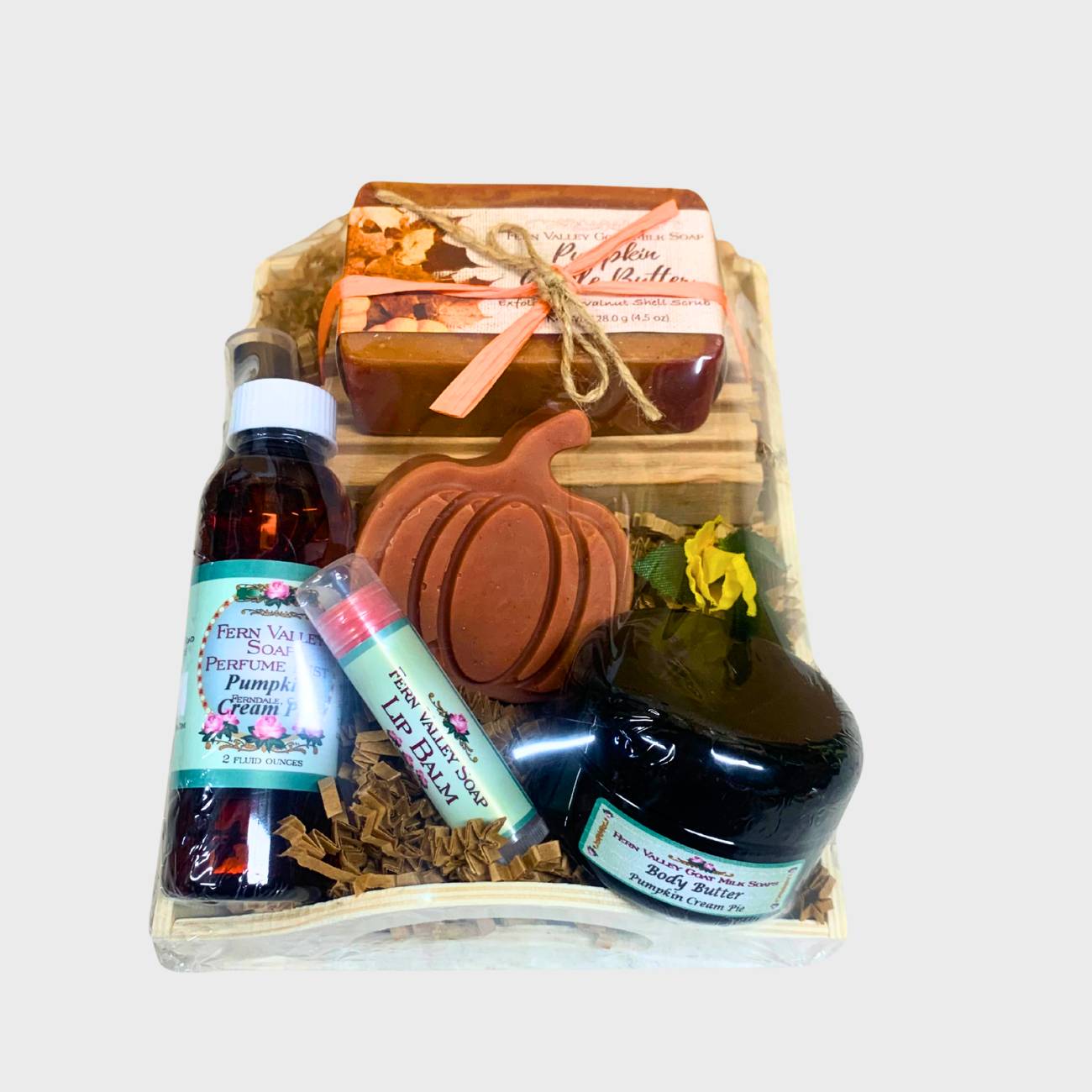 Handmade Goat Milk Soap + Body Butter & Perfume | Pumpkin Patch Gift Crate