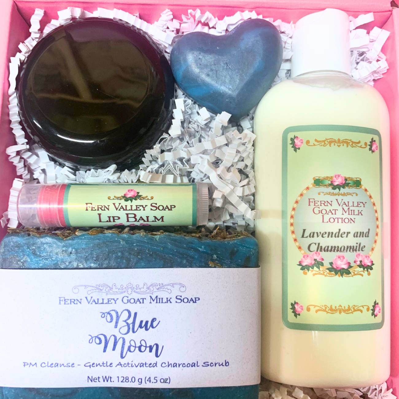 Handmade Goat Milk Soap + Lotion | Red or Pink Happy Mother&