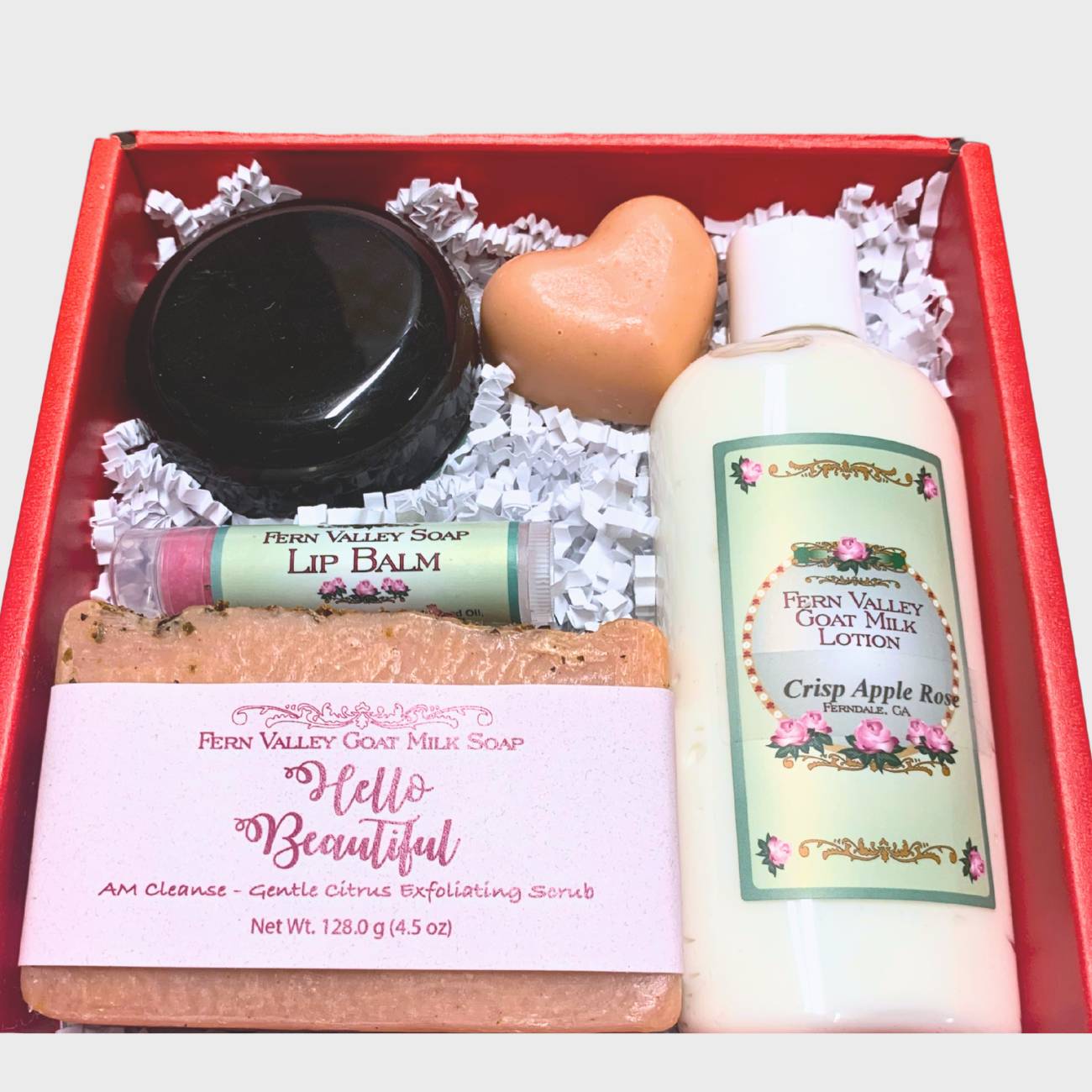 Handmade Goat Milk Soap + Lotion | Red or Pink Happy Mother&