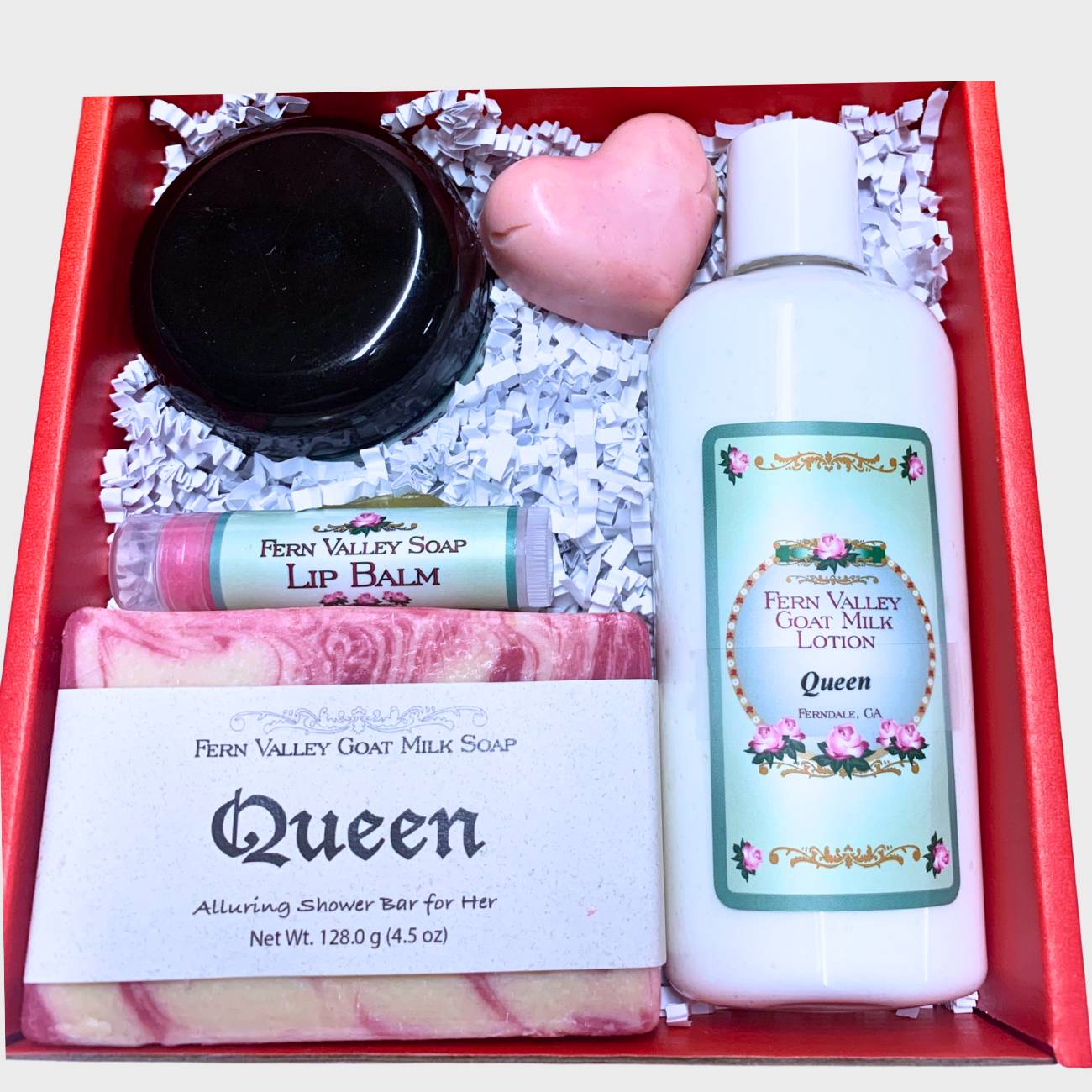 Handmade Goat Milk Soap + Lotion | Red or Pink Happy Mother&