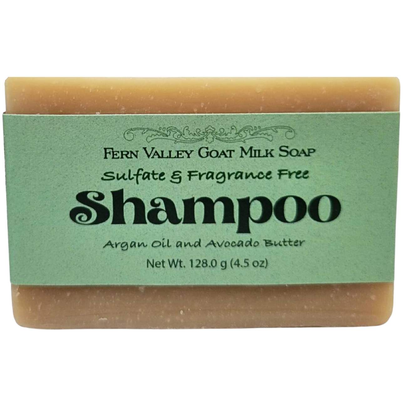 Handmade Goat Milk Shampoo Bar |  Argan Oil &amp; Avocado Butter | Fragrance-Free