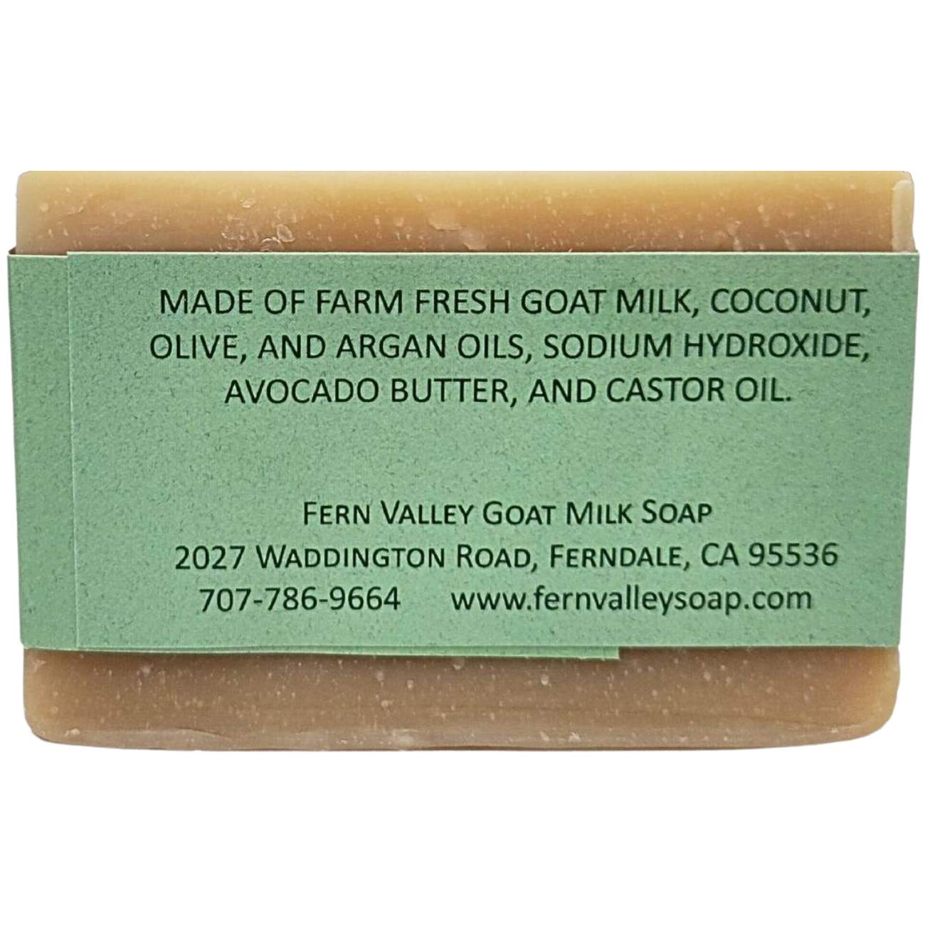 Handmade Goat Milk Shampoo Bar |  Argan Oil &amp; Avocado Butter | Fragrance-Free