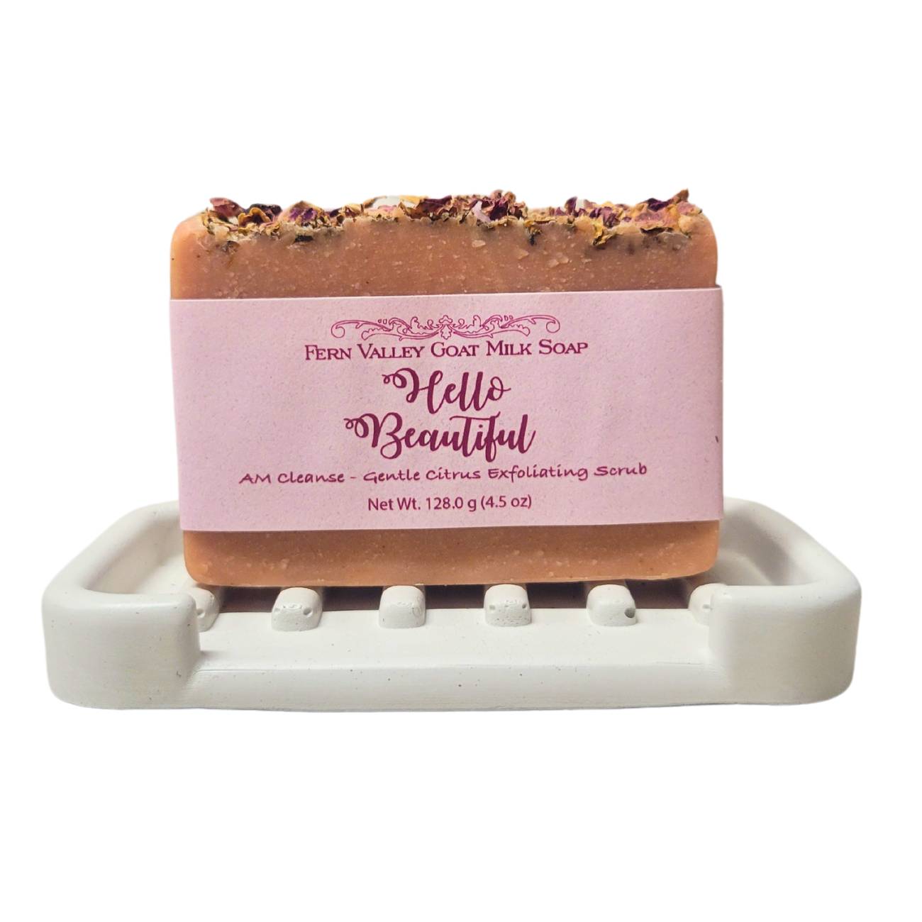 Simple Concrete Soap Dish | Fern Valley Soap | Made USA