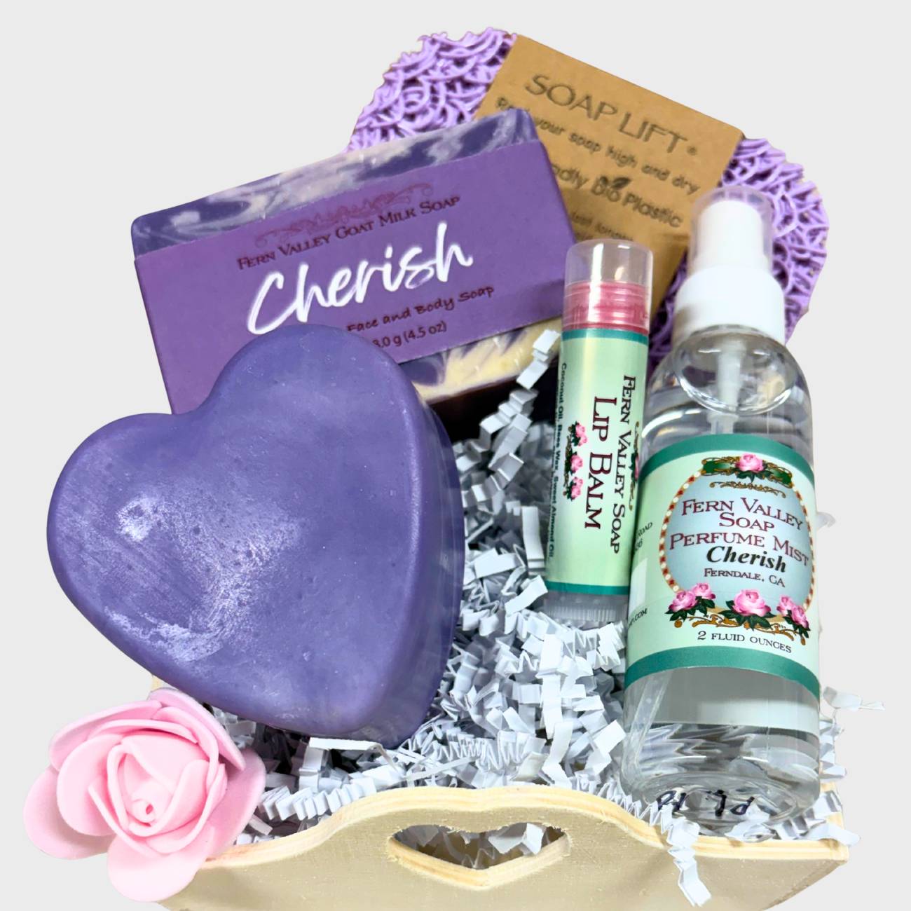 Handmade Goat Milk Soap | Sweet Heart Gift Tray