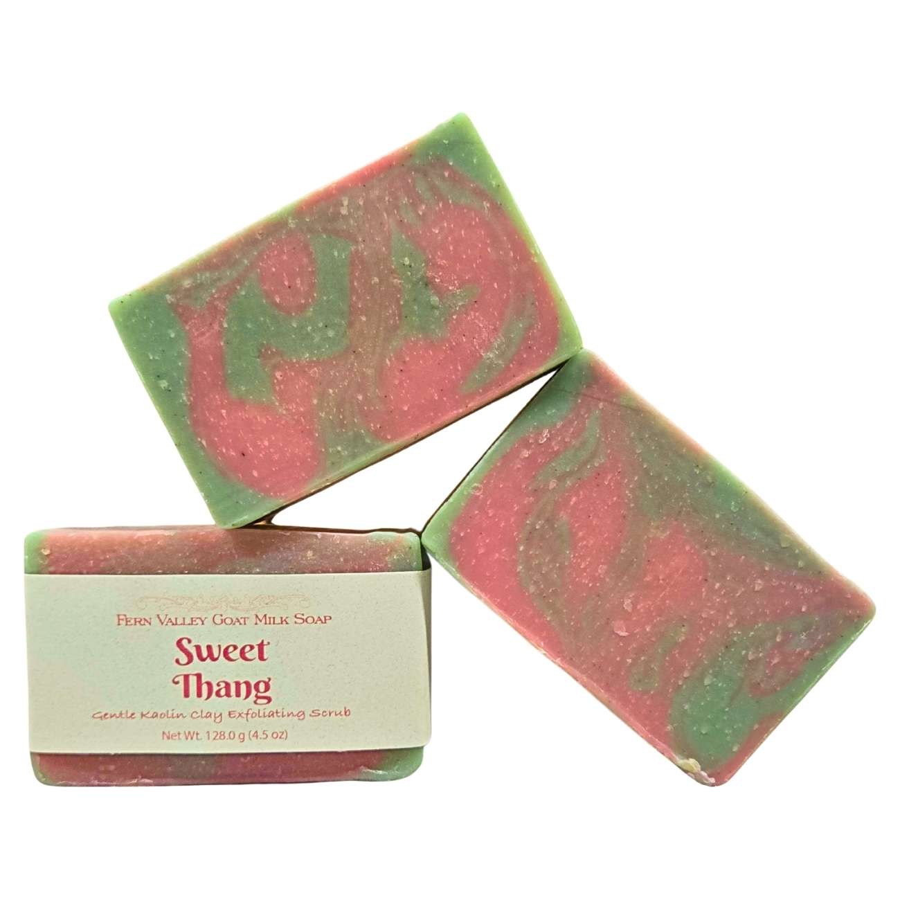 Natural Goat Milk Soap | Exfoliating Kaolin Clay Scrub | Sweet Thang
