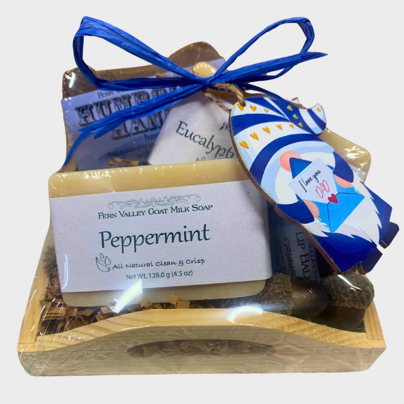 Handmade Natural Goat Milk Soap | Three Bar Gift Crate + Lip balm