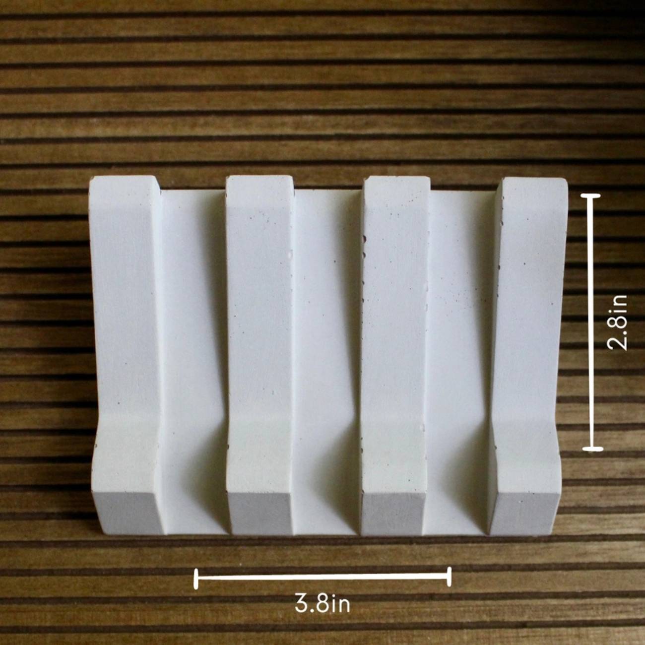 Handcast Concrete Soap Dish | Fern Valley Soap | Made USA