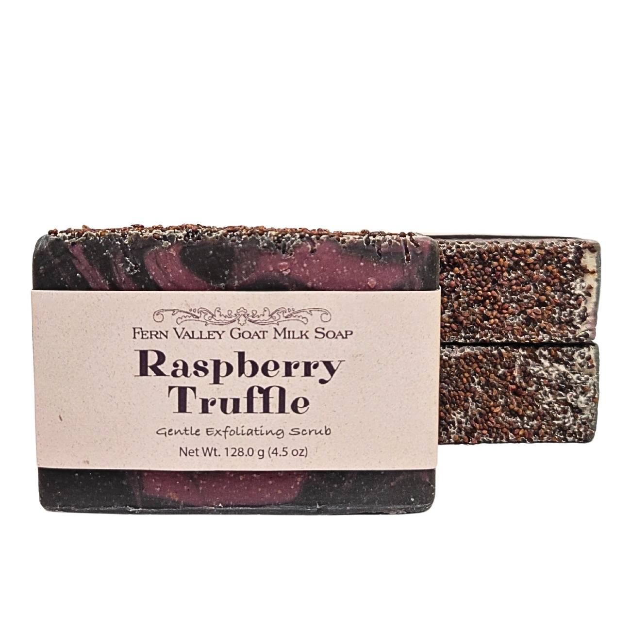 Natural Goat Milk Soap | Exfoliating Scrub | Raspberry Truffle