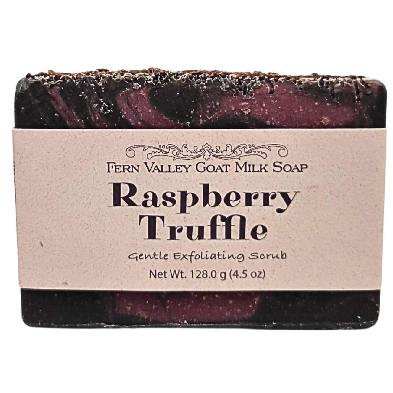 Natural Goat Milk Soap | Exfoliating Scrub | Raspberry Truffle