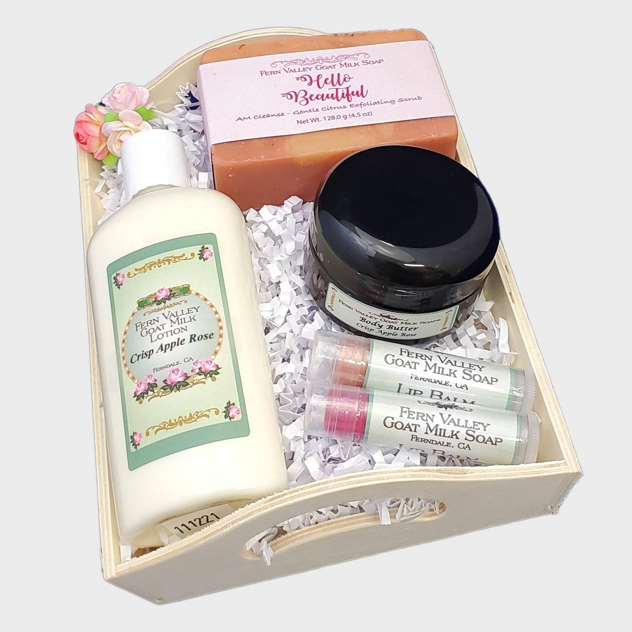 Handmade Goat Milk Soap & Lotion + Body Butter | Hello Beautiful Gift Tray