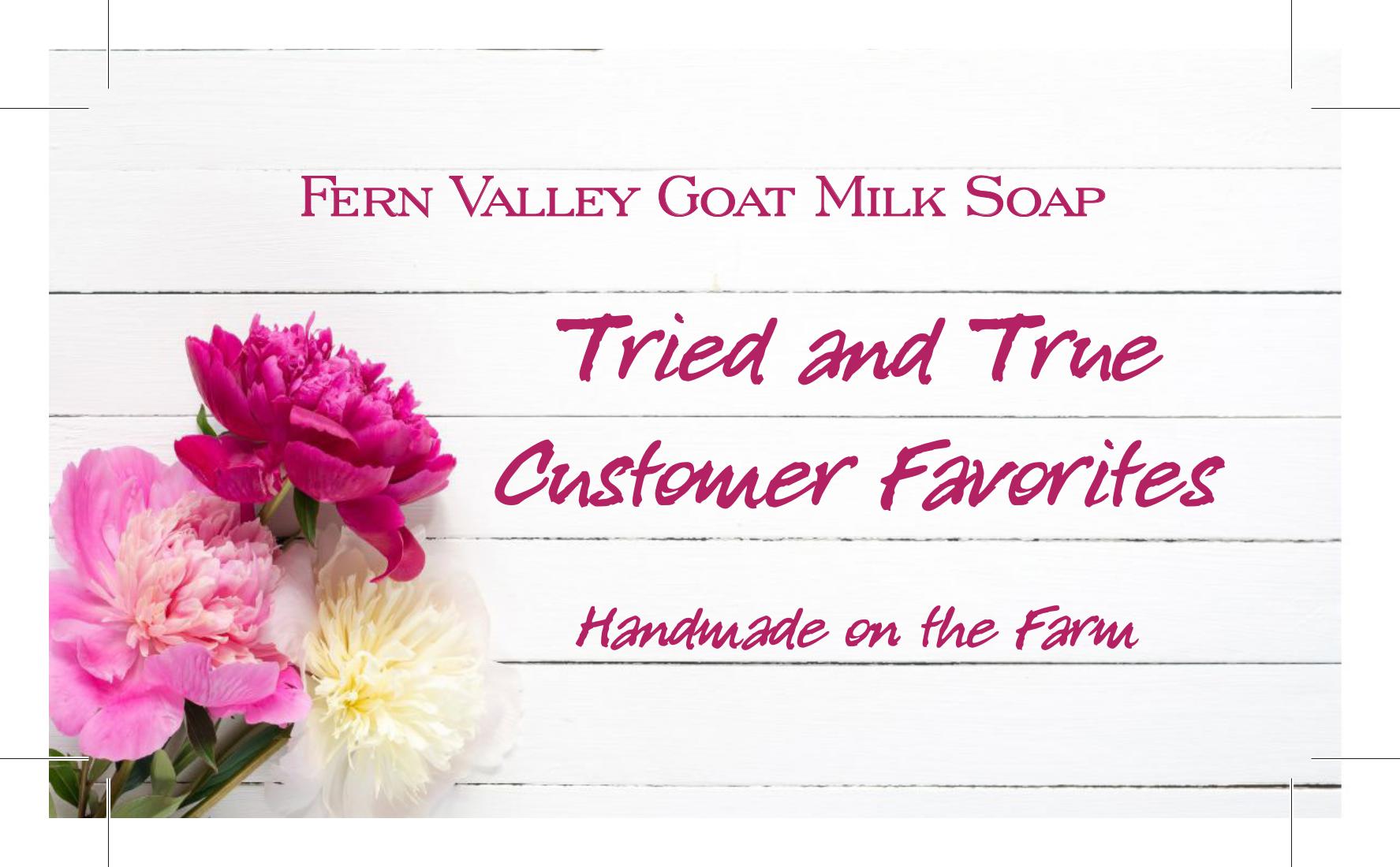 Tried and True Customer Favorites Fern Valley Soap