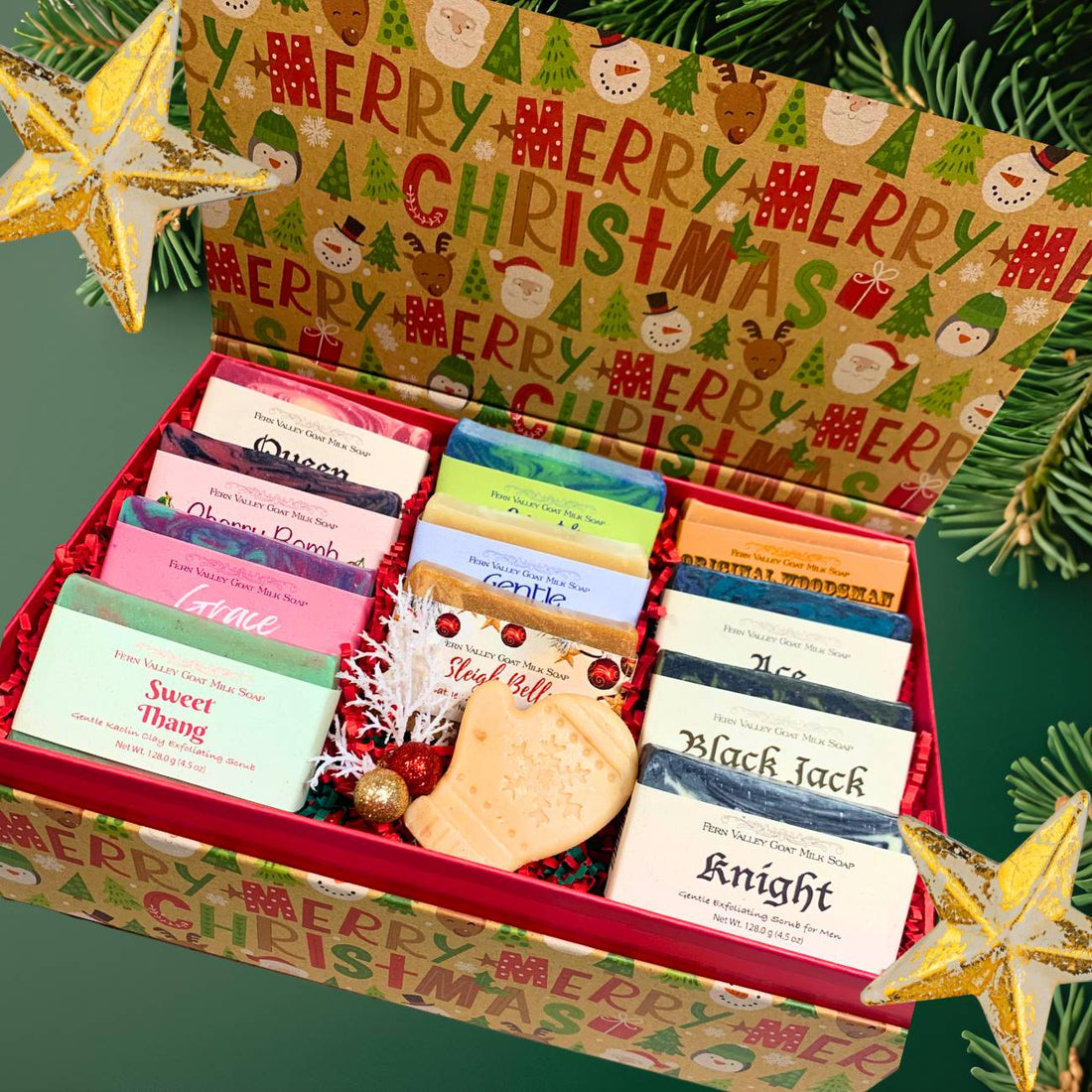 Handmade Goat Milk Soaps | 12 Days of Christmas Gift Set