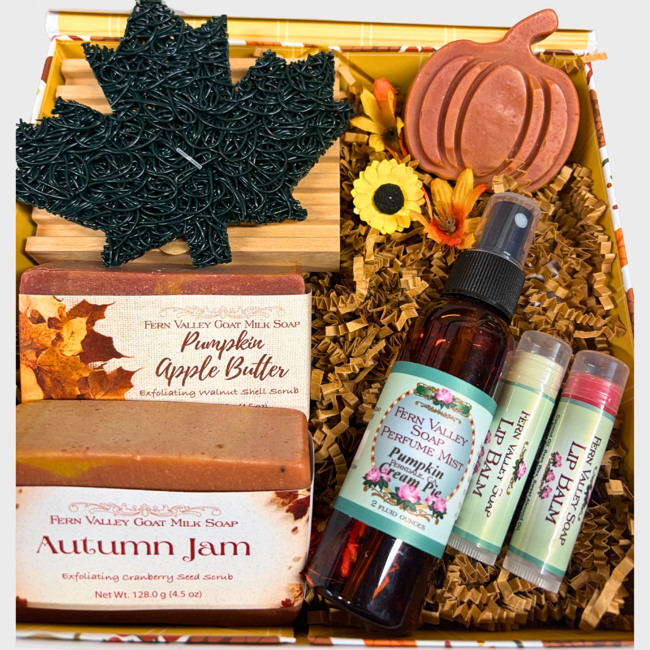 Handmade Goat Milk Soaps Perfume + Soap Dish | Beyond Thankful Gift Box