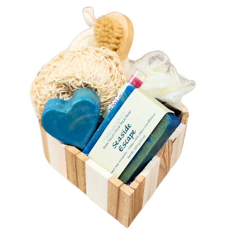 Handmade Goat Milk Soap | Adorable Heart-Shaped Spa Box