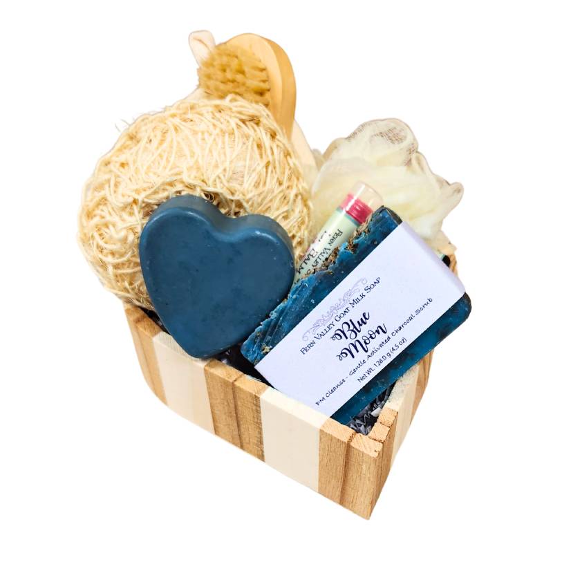 Handmade Goat Milk Soap | Adorable Heart-Shaped Spa Box