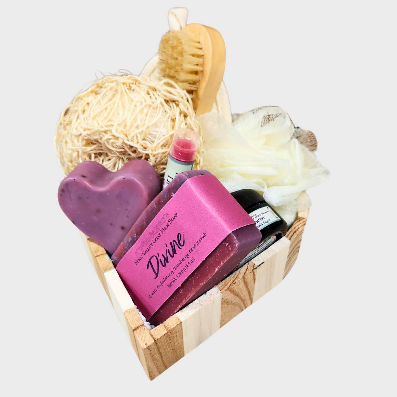 Handmade Goat Milk Soap | Adorable Heart-Shaped Spa Box