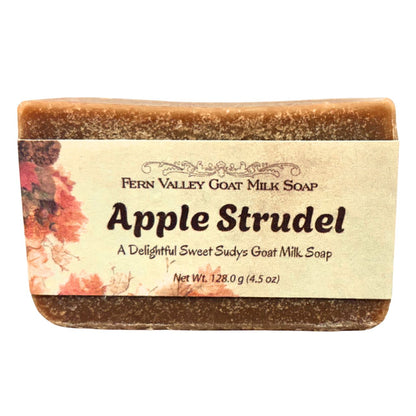 Handmade Goat Milk Soap | Apple Strudel | Delightful Sweet and Sudsy
