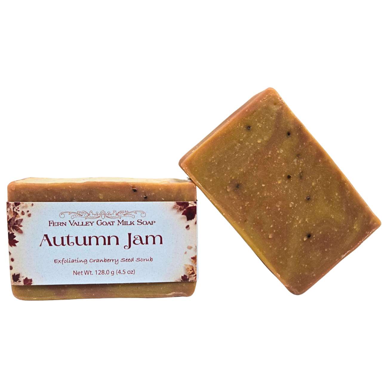 Natural Goat Milk Soap | Autumn Jam | Cranberry Seed Scrub